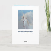 Fantasiekarte Feiertagskarte (Rückseite)