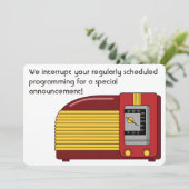 Fantasiekarte für Deko Einladung (Stehend Vorderseite)