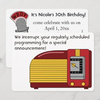 Fantasiekarte für Deko Einladung