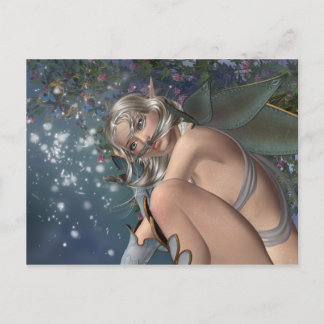 Fantasiekunstkarte - Präbesetzte Märchen - Fairy A Postkarte