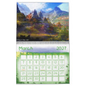 Fantasielandkalender durch Künstler David A. Baker Kalender (Mär 2027)