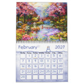 Fantasielandkalender durch Künstler David A. Baker Kalender (Feb 2027)