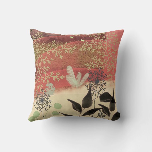 Fantasielandschaft Kissen (Rückseite)