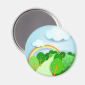 Fantasielandschaft, Magnet (Vorderseite/Rückseite)