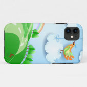 Fantasielandschaft mit Vogel, iPhone5 Fall Case-Mate iPhone Hülle (Rückseite (Horizontal))