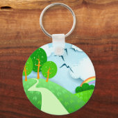 Fantasielandschaft, Schlüsselanhänger (Vorderseite)