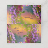 Fantasielandschaft, tropisch und verträumt - Hochz Platzkarte (Außenseite Aufgefaltet)