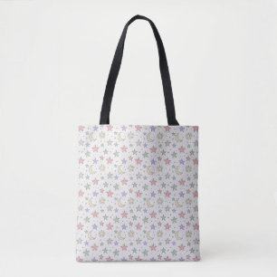 Fantasiemond-Sternenmuster Tasche