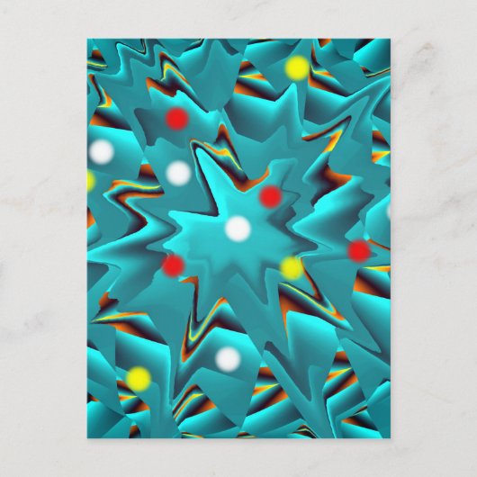 Fantasiemuster azul postkarte (Vorderseite)