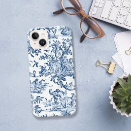 Fantasiemythische Kreaturen Vintag Toile-Blue Case-Mate iPhone 14 Hülle