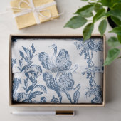 Fantasiemythische Kreaturen Vintag Toile-Blue Seidenpapier (Geschenk)