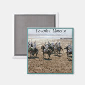 Fantasien, Essaouira, Marokko Magnet (Vorderseite/Rückseite)