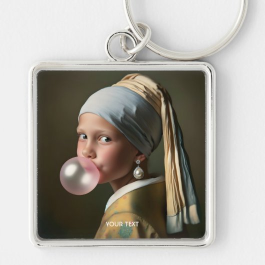 FantasieNiedliches Rosa-Bläschen Schlüsselanhänger (Vorne)