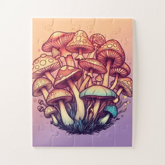 Fantasiepilze Puzzle (Vertikal)