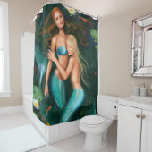 Fantasieprinzessinmeerjungfrauen des Duschvorhangs Duschvorhang (Beispiel)
