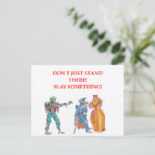 Fantasiepuff Postkarte (Stehend Vorderseite)