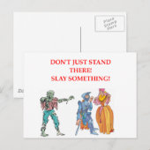 Fantasiepuff Postkarte (Vorne/Hinten)