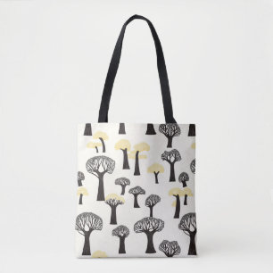 Fantasiereiches Baobab-Baum-Muster Tasche