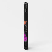 Fantasieschädel und farbige Schmetterlinge Case-Mate iPhone Hülle (Hinten/Links)