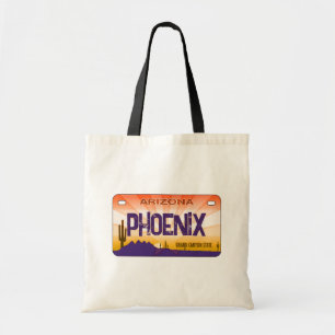 Fantasieschild der Flagge von Phoenix Arizona Tragetasche