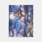Fantasiestadt und Schloss Fleecedecke (Vorderseite)