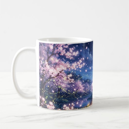Fantasiestadt und Schloss Kaffeetasse (Links)