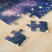 Fantasiestadt und Schloss Puzzle (Seite)