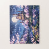 Fantasiestadt und Schloss Puzzle (Vertikal)