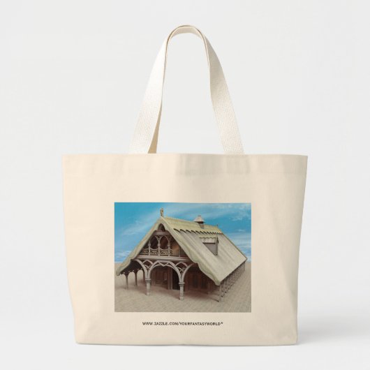 Fantasietempel Jumbo Stoffbeutel (Vorne)