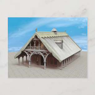 Fantasietempel Postkarte