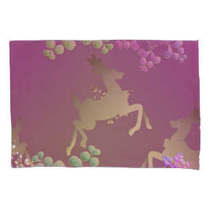 Fantasievoll Rentierschneeflocke Kissenbezug