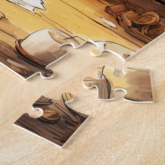 Fantasievoll Teddy Bear Jigsaw Fun Puzzle (Seite)