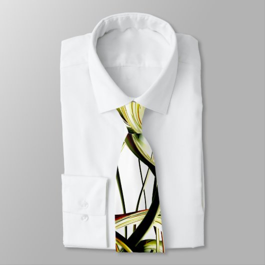 Fantasievolle abstrakte Krawatte (Gebunden)
