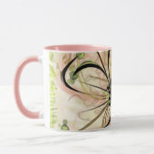 Fantasievolle Blume (11 oz. Tasse der Keramik) (Links)