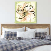Fantasievolle Blume Leinwanddruck (Insitu (Schlafzimmer))