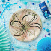 Fantasievolle Blume Pappteller (Party)