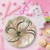 Fantasievolle Blume Pappteller (Party)