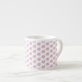 Fantasievolle Blumen Espressotasse (Vorderseite Rechts)