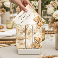 Fantasievolle Braunbär-Baby-Party