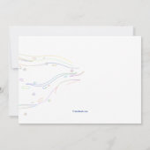 Fantasievolle Brautdusche Einladung (Rückseite)