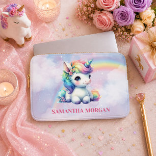 Fantasievolle Bunte Einhorn Magischer Tag Laptop H Laptopschutzhülle