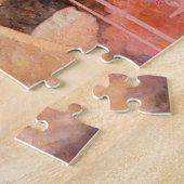 Fantasievolle Fee im träumerischen rosa Blumenmeer Puzzle (Seite)