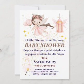 Fantasievolle Feen-Baby-Shower-Einladungen für Mäd Einladung