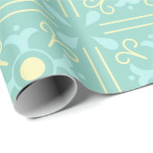 Fantasievolle Fliesen-Nachmittags-Tea-Verpackungsp Geschenkpapier (Rolleneckpunkt)