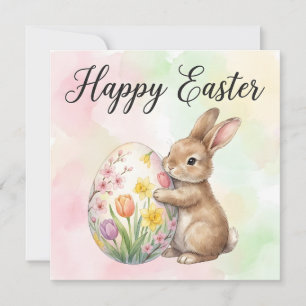 Fantasievolle Frohe Ostergruß Karte