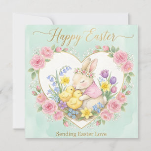 Fantasievolle Frohe Ostern-Grüße Karte