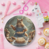 Fantasievolle Geburtstagsgeschichte Eichhörnchen Pappteller (Party)