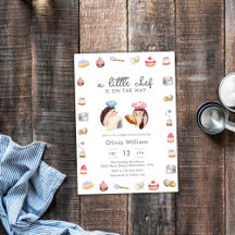 Fantasievolle-Hedgehog-Little-Chef-Bäcker-Baby-Par