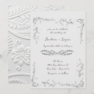 Fantasievolle Hochzeitsdinner Einladung