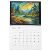 Fantasievolle Horizonte Kalender (Feb 2027)